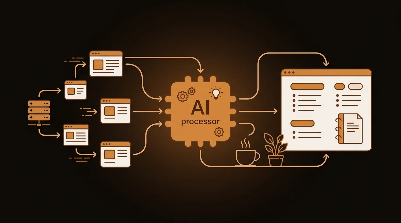 AI background check pipeline showing source triangulation and dossier synthesis process